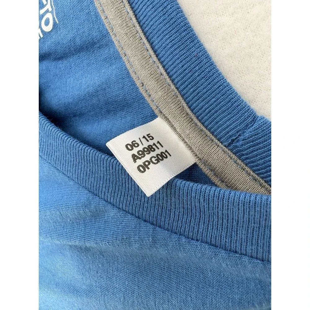 Adidas The Go-To Performance Tee Mens 2XL Blue Climalite T-Shirt A99811